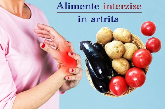 Alimente interzise in artrita