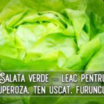 Salata verde – leac pentru cuperoza, ten uscat, furuncule,
