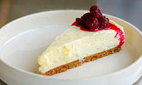 Cheesecake fara zahar – desert sanatos, fara aluat
