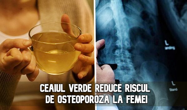 Ceaiul verde reduce riscul de osteoporoza la femei