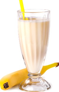 Milkshake de lapte si banane