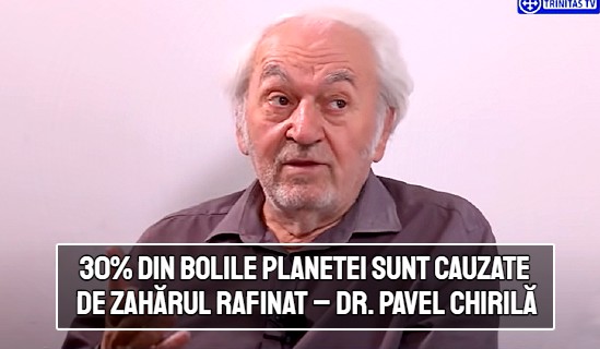 30% din bolile planetei sunt cauzate de zaharul rafinat – dr. Pavel Chirila