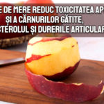 Cojile de mere reduc toxicitatea apei si a carnurilor gatite, colesterolul si durerile articulare