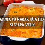 Placinta cu marar, oua fierte si ceapa verde