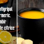 Tonic antigripal din turmeric, ghimbir si fructe citrice