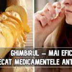 Ghimbirul – mai eficient decat medicamentele antialergice