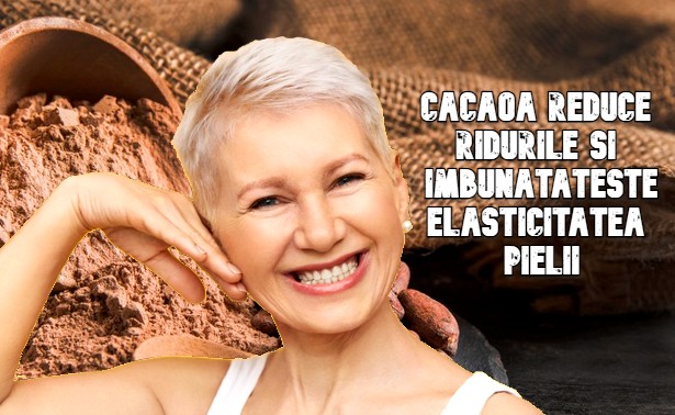 Cacaoa reduce ridurile si imbunatateste elasticitatea pielii