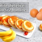 Clatite dietetice din 4 oua si 2 banane