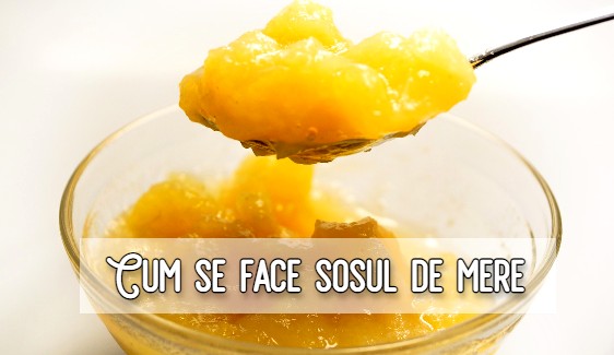 Cum se face sosul de mere