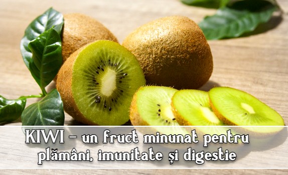 Kiwi – un fruct minunat pentru plamani, imunitate, digestie