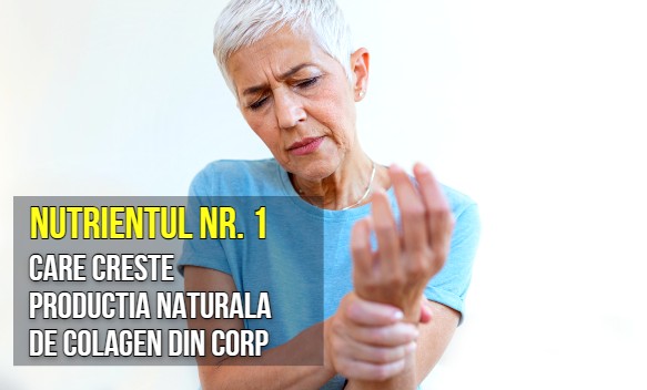 Nutrientul nr. 1 care creste productia de colagen din corp