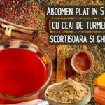 Abdomen plat in 5 zile cu ceai de turmeric, scortisoara si ghimbir