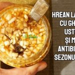 Hrean la borcan cu ghimbir, usturoi si miere - antibioticul sezonului rece