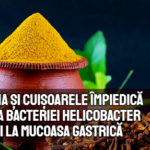 Curcumina si cuisoarele impiedica aderarea bacteriei Helicobacter pylori la mucoasa gastrica