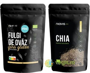 Oferta fulgi de ovaz fara gluten si seminte de chia