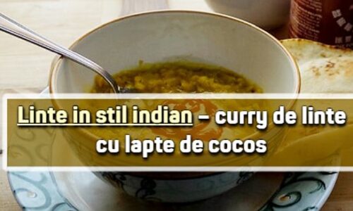 Curry de linte in stil indian