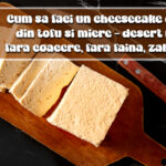 Cheesecake din tofu si miere la rece - fara zahar, faina, ulei