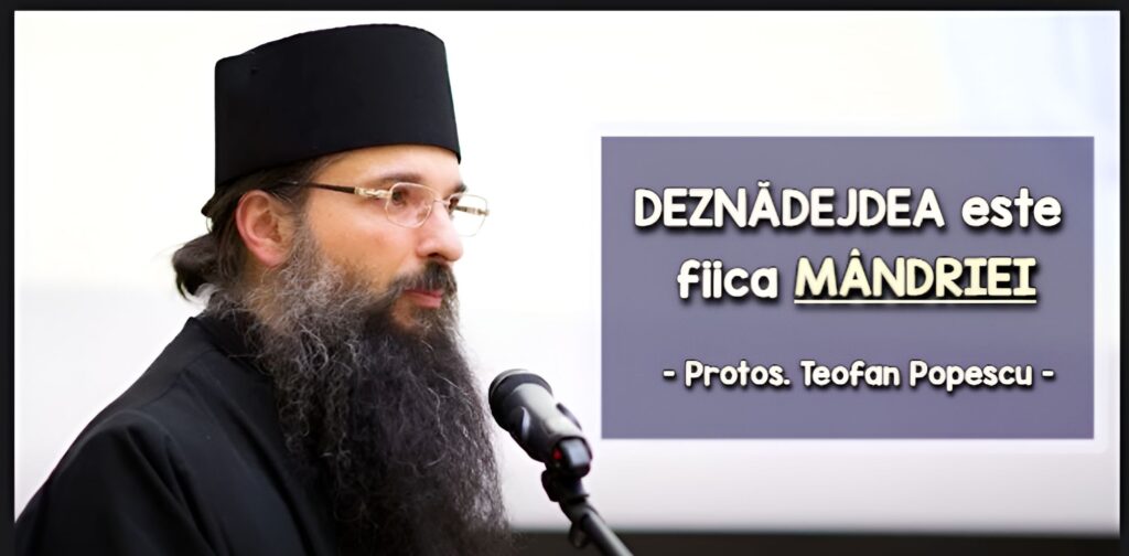 Deznadejdea este fiica mandriei