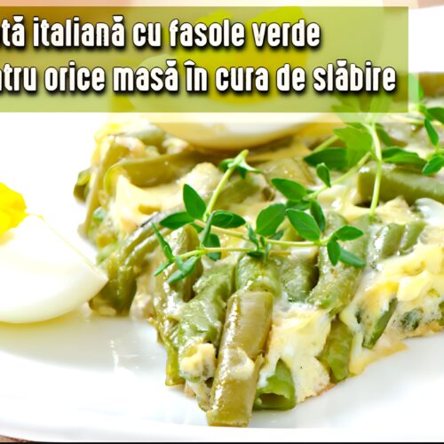 Omleta italiana cu fasole verde