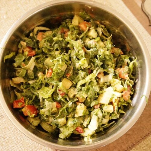 Salata de legume cu tahini