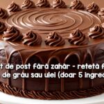 Tort de post fara zahar, faina, ulei