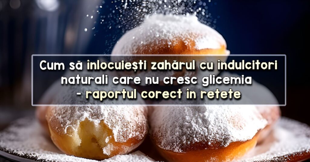 Cum sa inlocuiesti zaharul in retete cu indulcitori naturali