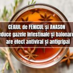 Ceaiul de fenicul si anason - carminativ, antiviral, antigripal