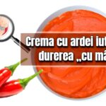 Crema cu ardei iute iti ia durerea cu mana