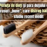 Periuta de dinti si para dusului contin virusuri care distrug bacteriile