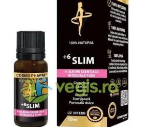 6Slim Mix de Uleiuri Esentiale (Grapefruit, Lamaie, Menta, Ghimbir, Scortisoara, Portocala)