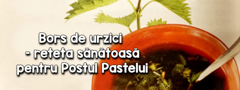 Bors de urzici - reteta Postul Pastelui