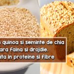 Paine din quinoa si seminte de chia, fara faina si drojdie