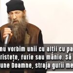 Sa nu vorbim unii cu altii cu patima